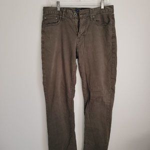 Lucky Brand 410 Athletic Fit Tumbled Denim Green Jeans Tag & Fit 31x30